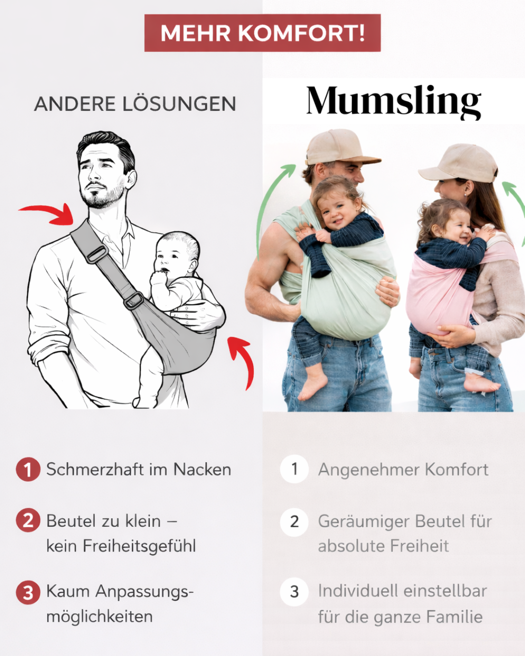 Mumsling - Hüfttrage